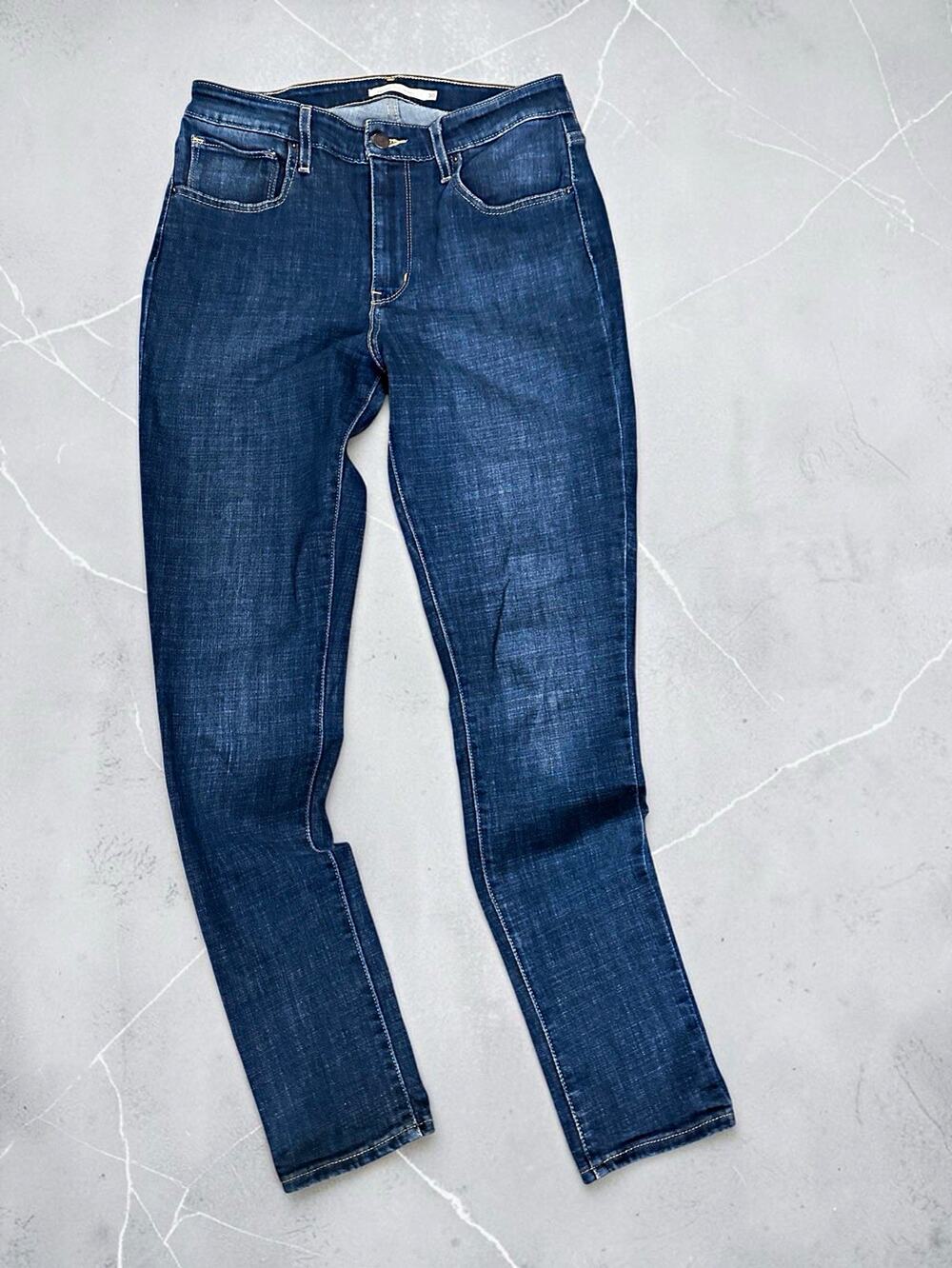 Levi's 721 High Rise Skinny Jeans Women's W30 L30 Dark Wash Blue Stretc